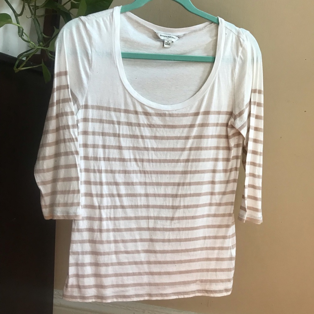 Banana republic striped shirt